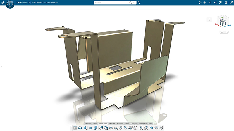 3DEXPERIENCE WORKS 3D SheetMetal Creator