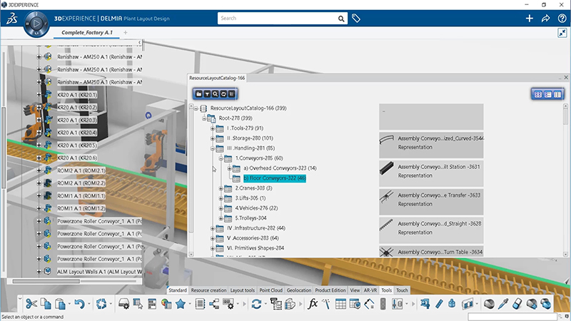 3DEXPERIENCE WORKS Plant Layout Designer