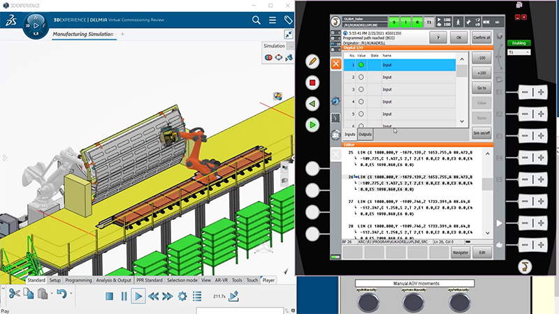 3DEXPERIENCE WORKS Robotics Virtual Commissioning Analyst