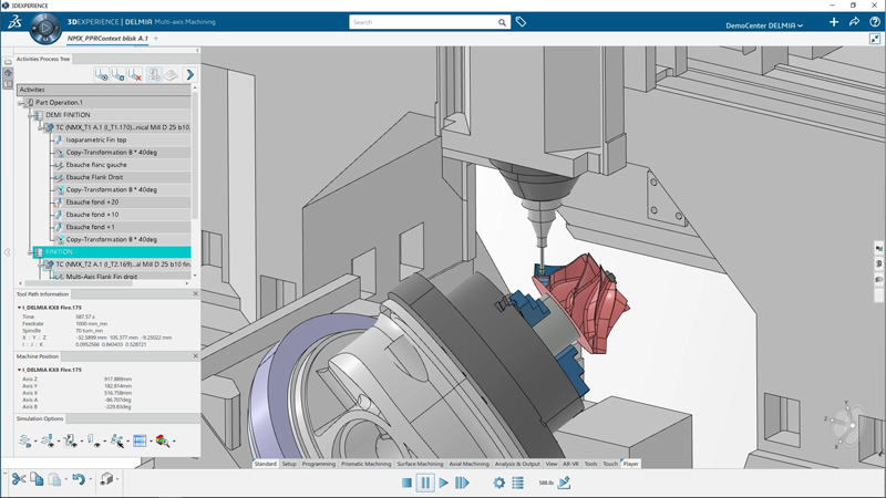 DELMIA-Dassault Systèmes-NC Milling Machine Programmer-Bechtle PLM D