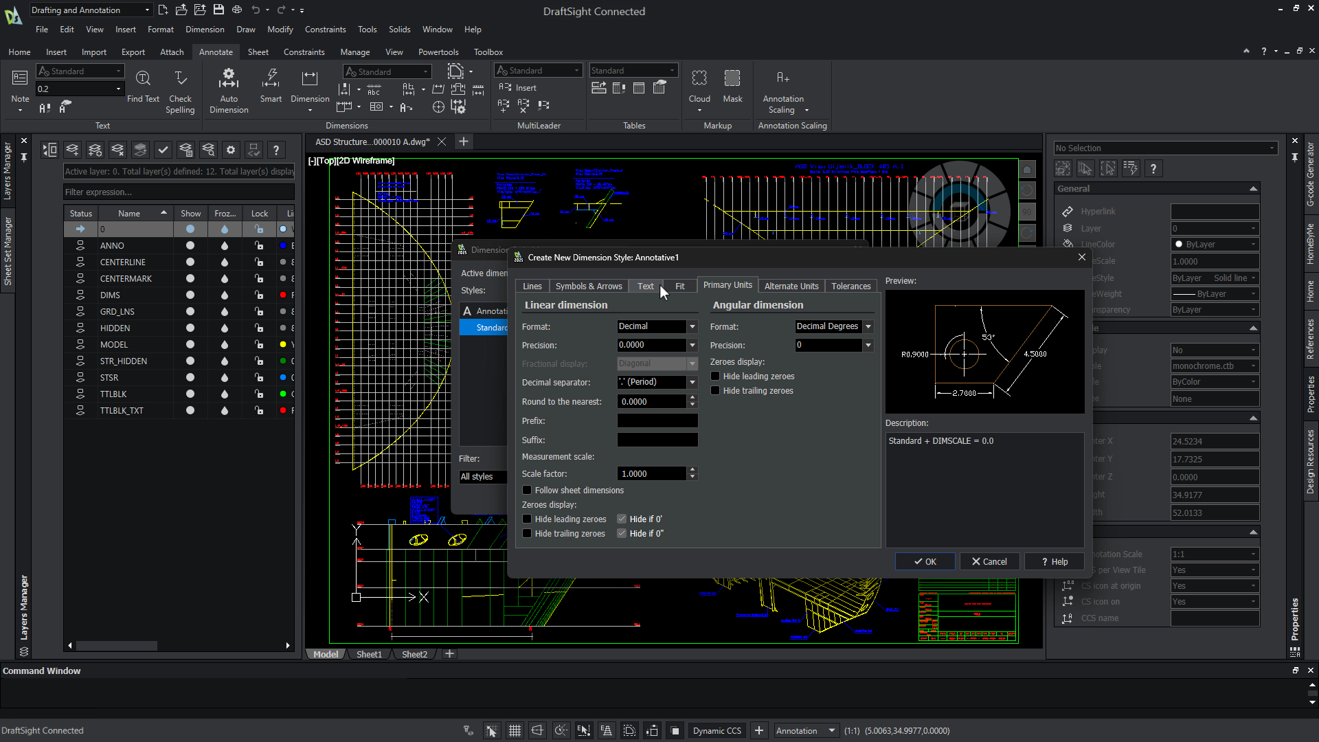 DWG UNITS-Befehl