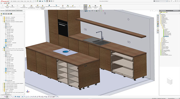 Huber Kueche SOLIDWORKS