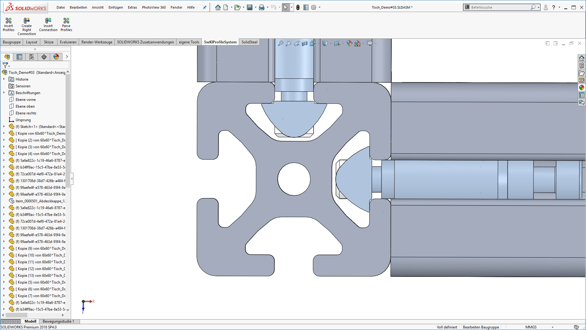 AluFrame_Assistant_Verbindung